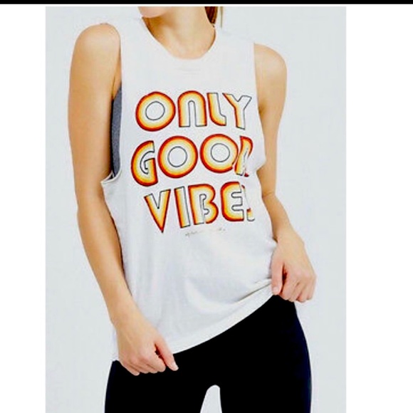 Spiritual Gangster Tops - NWT Only Good Vibes Tank MSRP 54 P2P 20